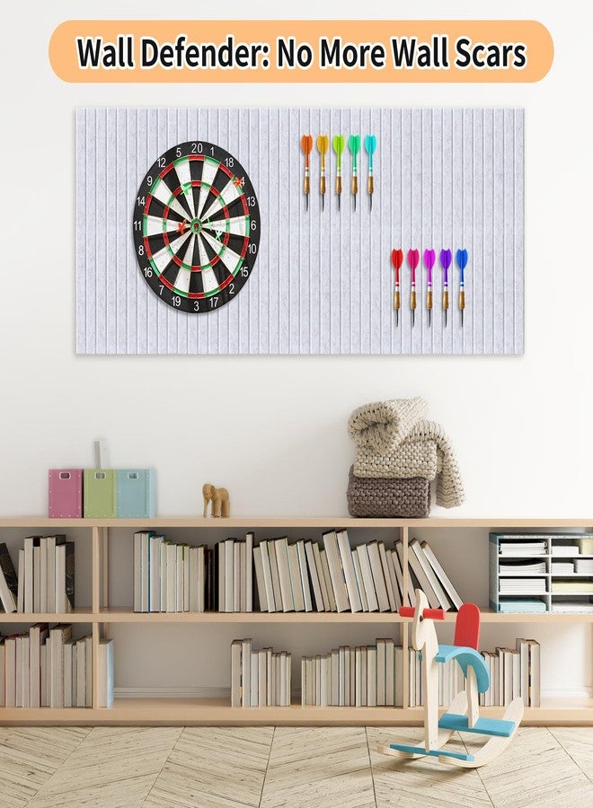 Smarpau Large Cork Board for Walls, 48"x36" Bulletin Board, 12 Pack Felt Wall Tiles with Pushpins Removable Security Stickers, Pin Board for Office Wall Organizer Protector -Dark Camel - Image 4