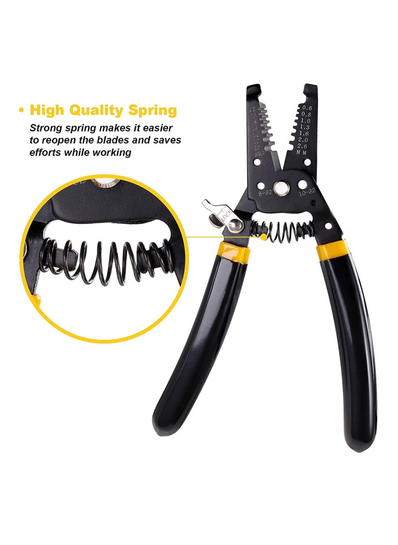 Excefore 7in Wire Stripper 10-22 AWG Cutter Crimper, Copper Wire Stripping Tool And Multi-Function Hand Tool, Professional Handle Design And Refined Craftsmanship  - Image 5