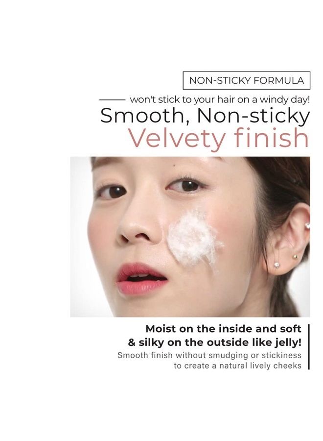 A'Pieu JUICY-PANG JELLY BLUSHER (BE02) - Velvety finish - Easy blending blusher - delicate look - K-beauty - Image 2