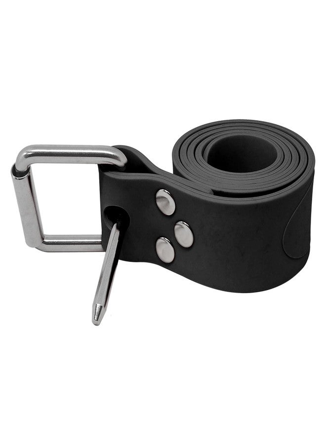 SAEKODIVE Rubber Diving Weight Belt with Marseillaise Stainless Steel Buckle - Freediving, Scuba Dive, Spearfishing Weight Belt - Image 1
