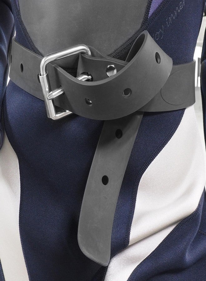 SAEKODIVE Rubber Diving Weight Belt with Marseillaise Stainless Steel Buckle - Freediving, Scuba Dive, Spearfishing Weight Belt - Image 5