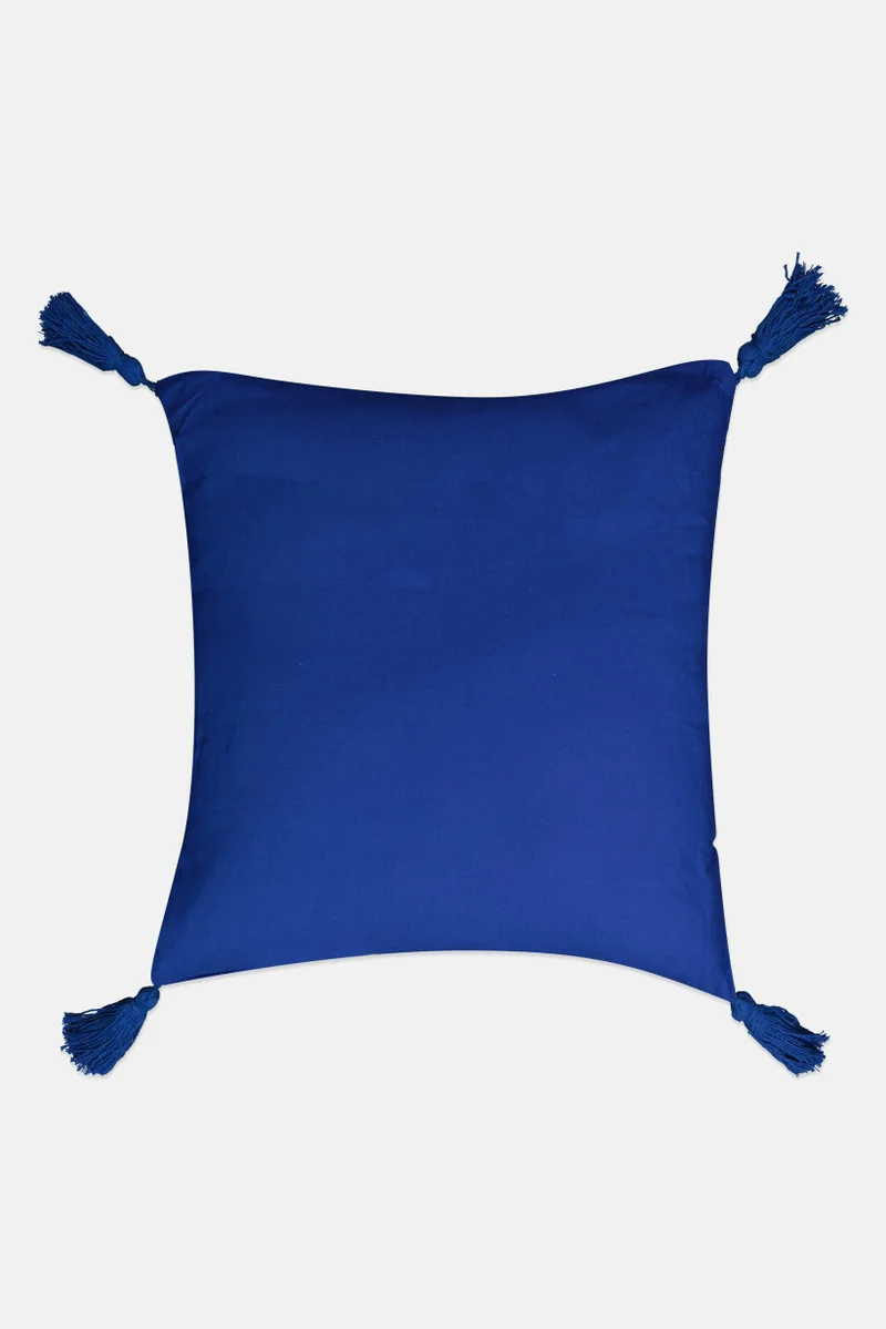Muy Mucho Square Textured Chair Cushion, Blue