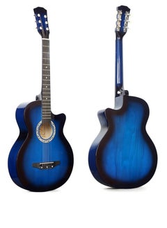 Megarya Rock Out in Style: Megarya Acoustic Guitar for Beginners Complete Starter Kit (BLUE)  - Image 3
