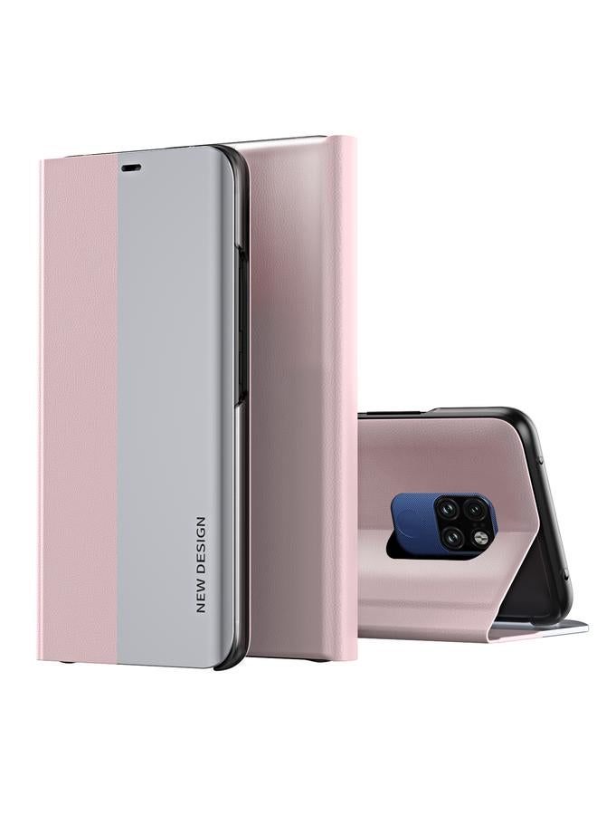 Zaboon Case For Huawei Mate 20 Side Electroplated Dormant Ultra-Thin Horizontal Flip Leather Case with Holder - Image 1