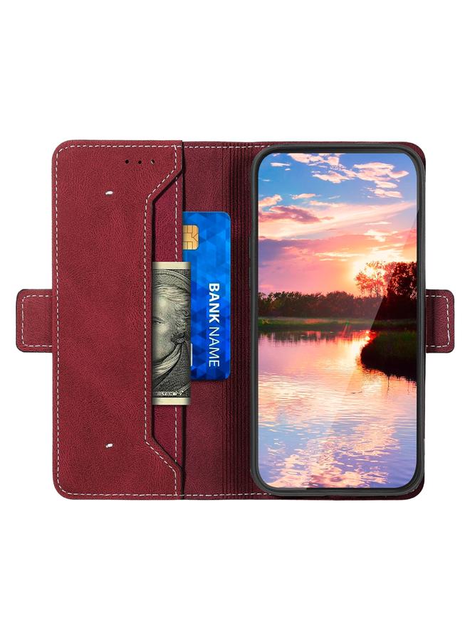 S-TOP Case For iPhone 14 Pro Max Stitching Magnetic RFID Leather Case - Image 3