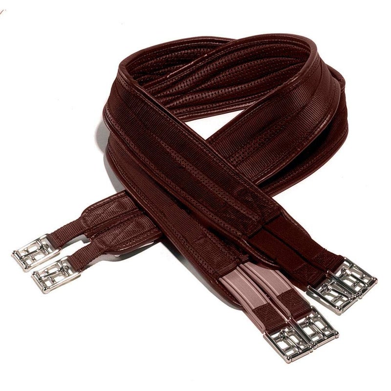 Ovation Ovsellerie Ovation Airform Chafeless Cushioned Textured Soft Horse Girth, Brown, 42 - Image 3