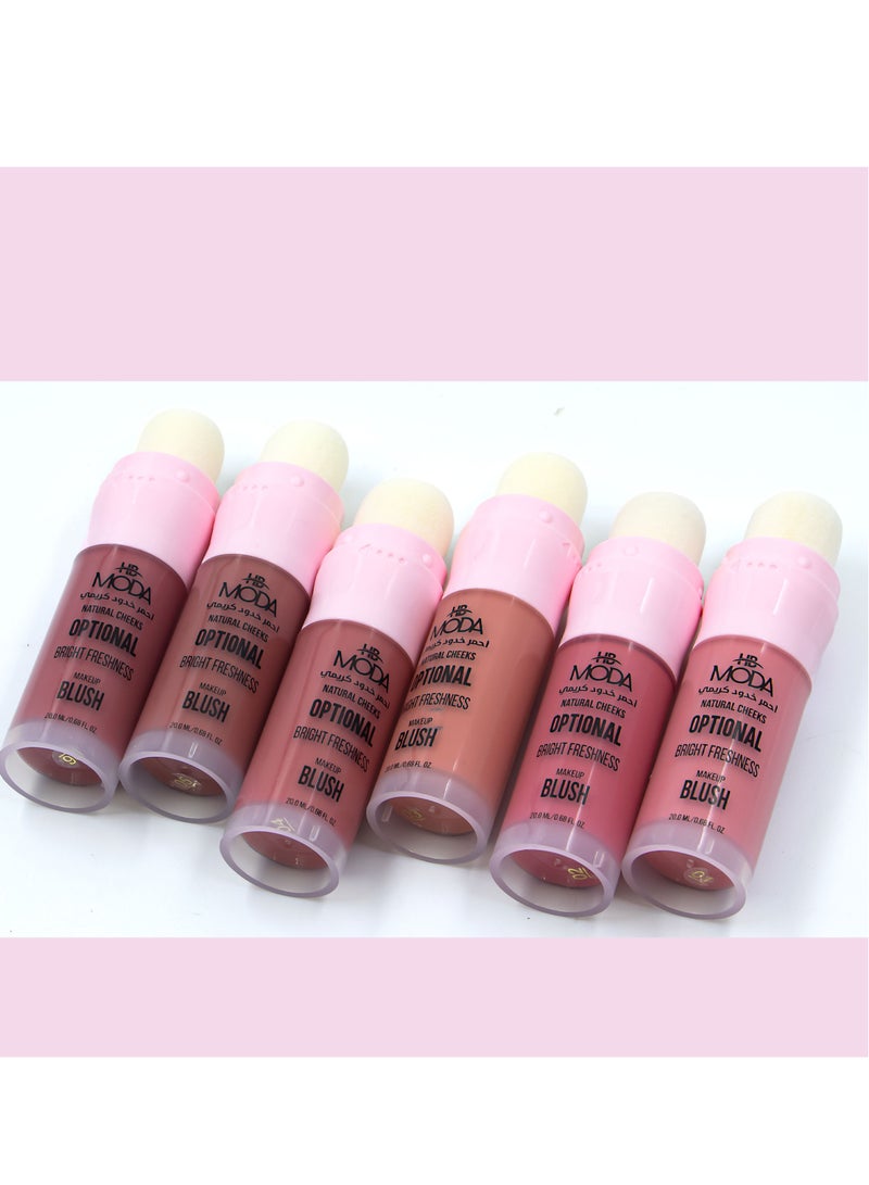 MODA Creamy Blusher #6 - Image 2