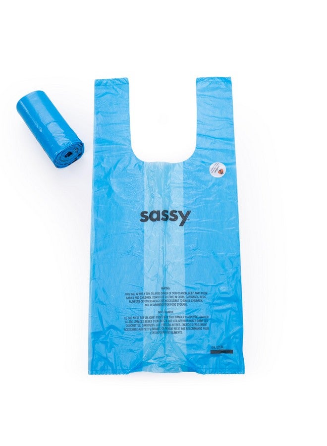 Sassy Sassy Disposable Diaper Sacks 200Count(Pack of 6), Blue, One Size
