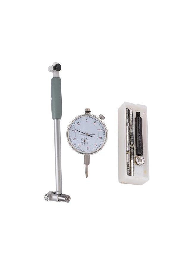 Dial Bore Gauge Set, 50-160MM Diameter Indicator Measuring Engine Cylinder Tool Kit, 0.01 Accuracy, Inner Diameter Scale, with Carrying Box, for Internal Sizes Measuring
