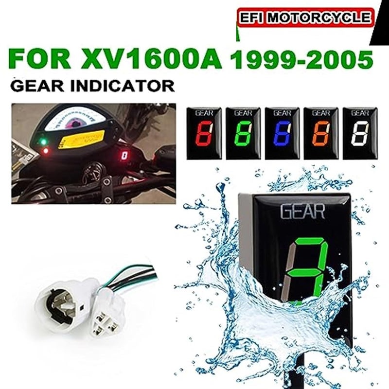 Wivplex Motorcycle Gear Indicator 1-6 Level Display - Image 4