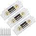 Hamolar 3 Pack 200 AMP ANL Fuse Holder Kit and 200A Fuses 0248 Gauge AWG Fuse Block for Car Audio Truck DIY - Image 2