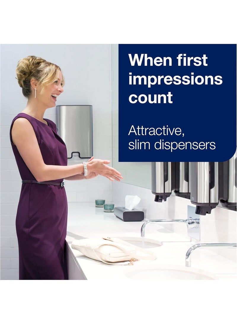 Tork Tork Xpress Multifold Paper Towel Dispenser Stainless Steel H2 OneataTime Dispensing Image Range 463002  - Image 5
