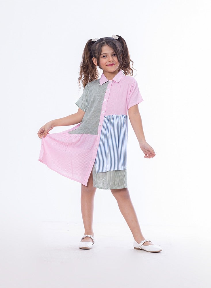 BCC BEBO_My daughter dress is 3 colors_Pink  - Image 1