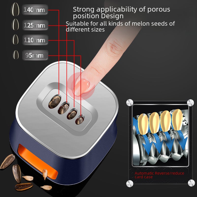 Metal Seed Opener Easy Operation Nutcracker for Kitchen - Durable Modern Cracker for All Types of Seeds - Image 2