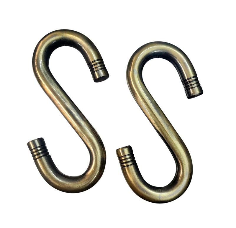 Nooks SHooks for Swing and Jhula for Home and Garden 12mm Antique Bronze Finish Set of 8 - Image 4