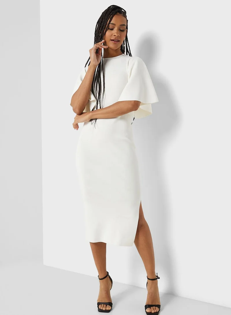 Ted Baker Flutter Sleeve Dress