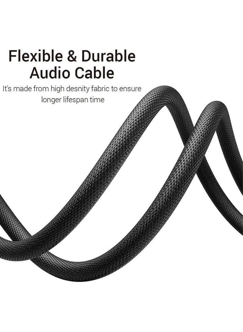 Aookay [Upgraded] High-Fidelity Replacement Audio Cable, 2m, Nylon Braided Headphones, Suitable for Sennheier HD650/HD600/HD660s/HD580 Headphones (Black) - Image 5