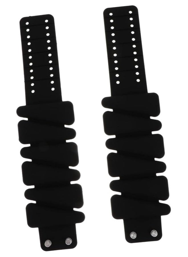 Generic 1 Pair Weight-bearing Bracelet Silicone Leg Bangles Heavy Duty Sand Bags Weighting Bracelet Cuff Bracelets Exercise Sand Bags Heavy Duty Fitness Wrist Sandbag Silica Gel  - Image 1