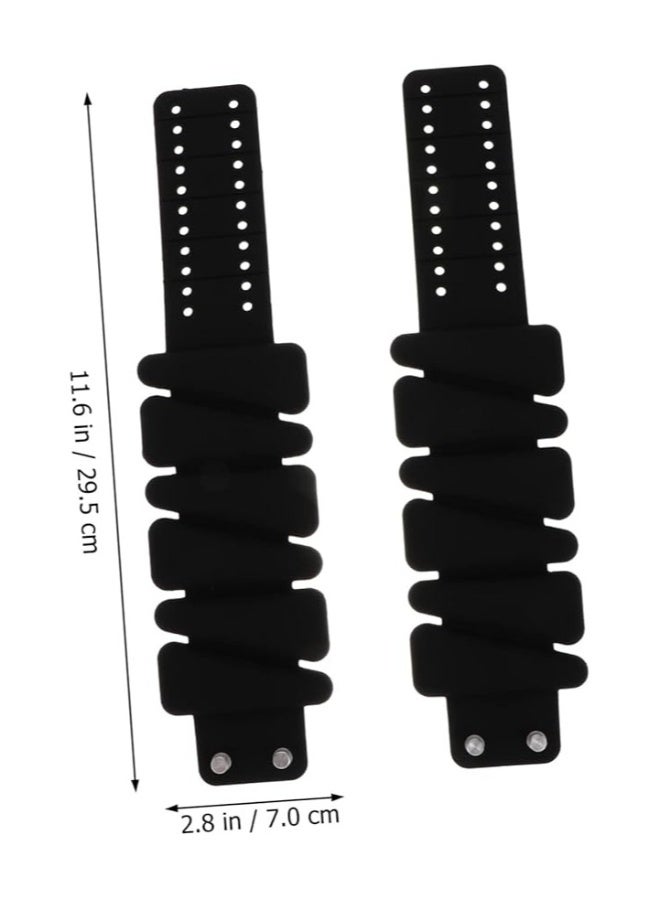 Generic 1 Pair Weight-bearing Bracelet Silicone Leg Bangles Heavy Duty Sand Bags Weighting Bracelet Cuff Bracelets Exercise Sand Bags Heavy Duty Fitness Wrist Sandbag Silica Gel  - Image 2
