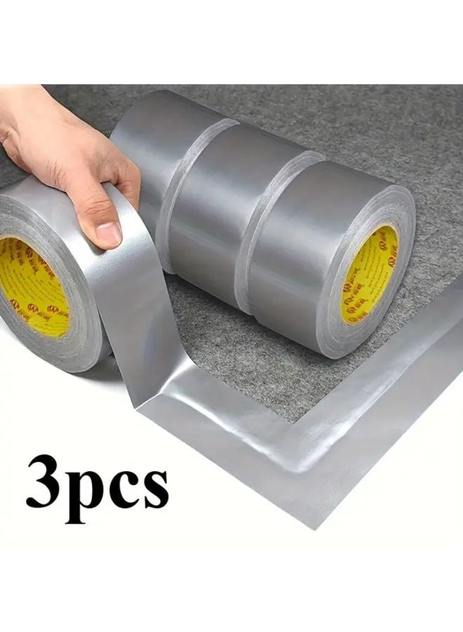 3 Rolls Heavy Duty Waterproof Tape 50mm x 393.7 Inch Industrial Grade Strong Adhesive - Image 2
