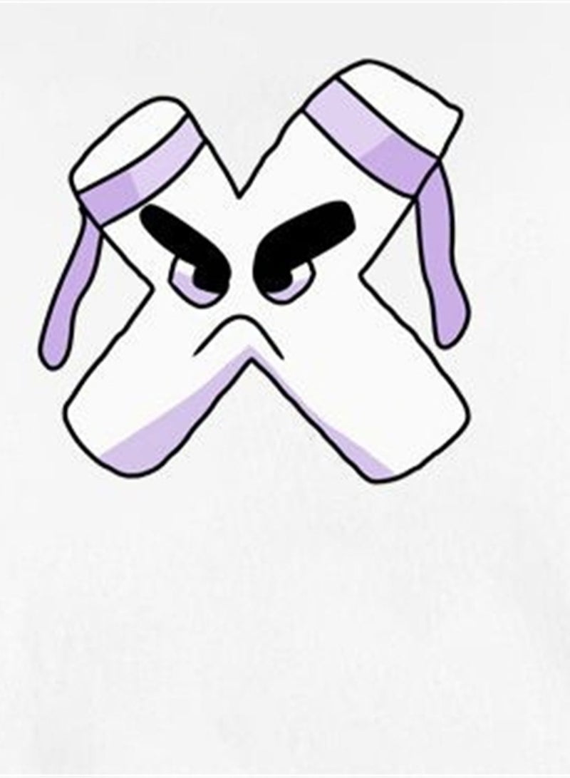 Cartoon Letter Legend 3D digital printing personalized breathable children's T-shirt - Image 3