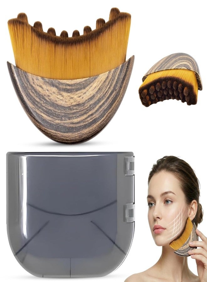 SIOPAWORLD New Contour Face Brush, Neck & Face Sculpting, Portable Facial Tool, Reduce Puffiness for Daily Us, Chin & Jawline Sculpting - Anti-Puffiness, Detox & Lift, Improves Skin Glow for All Skin - Image 1
