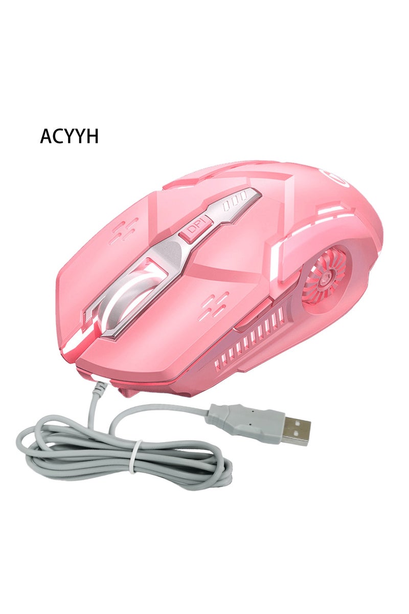 ACYYH Wired mouse,Gaming Mouse, Mechanical Silent, LED Illuminated, USB Wired - Image 1