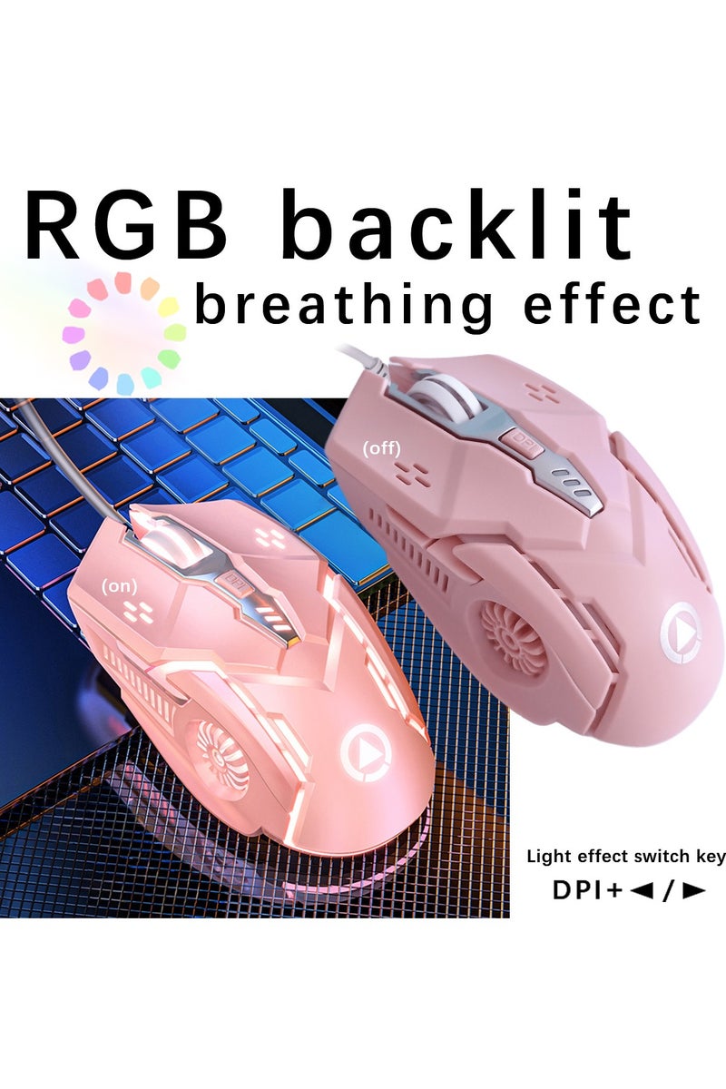 ACYYH Wired mouse,Gaming Mouse, Mechanical Silent, LED Illuminated, USB Wired - Image 3