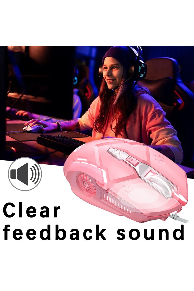 ACYYH Wired mouse,Gaming Mouse, Mechanical Silent, LED Illuminated, USB Wired - Image 4