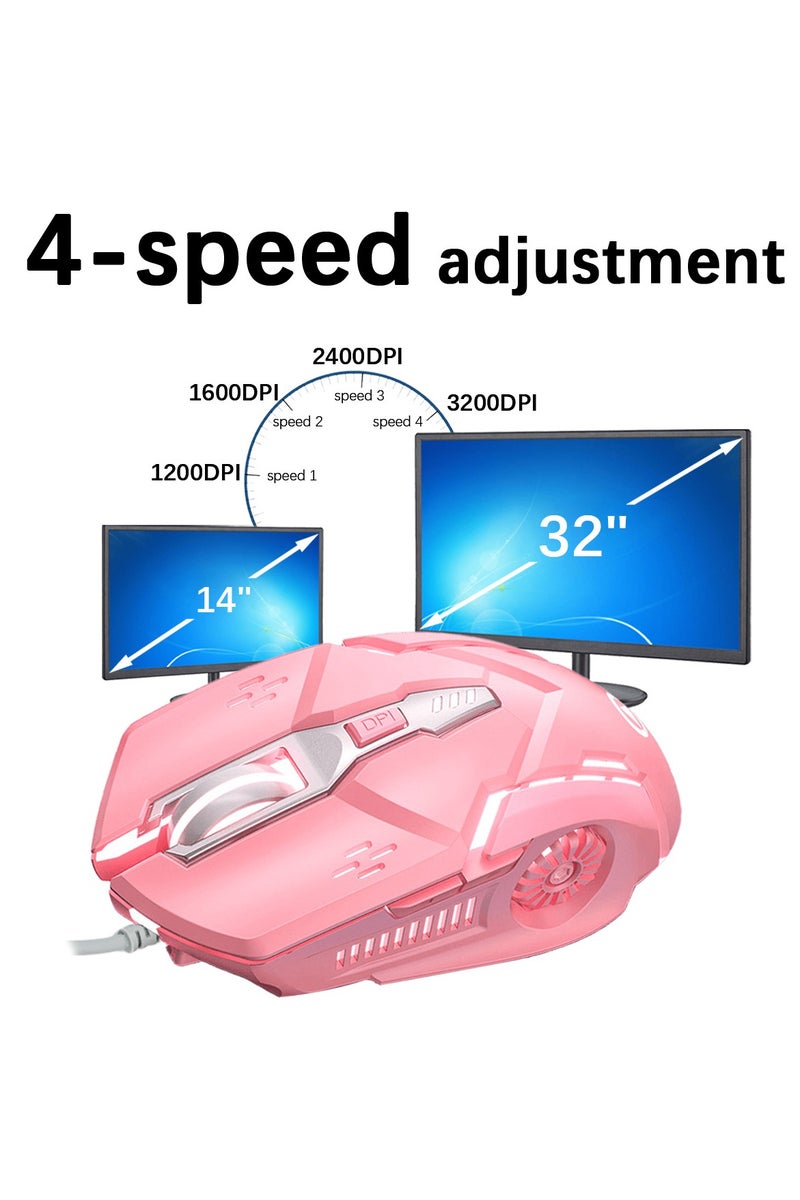 ACYYH Wired mouse,Gaming Mouse, Mechanical Silent, LED Illuminated, USB Wired - Image 5