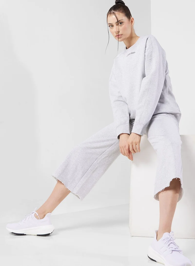 Calvin Klein Sports Wide Leg Cropped Pants