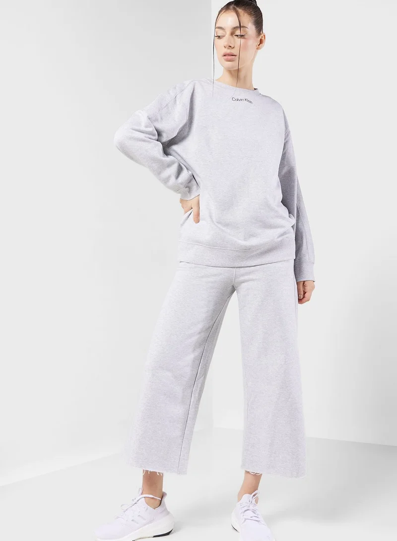 Calvin Klein Sports Wide Leg Cropped Pants