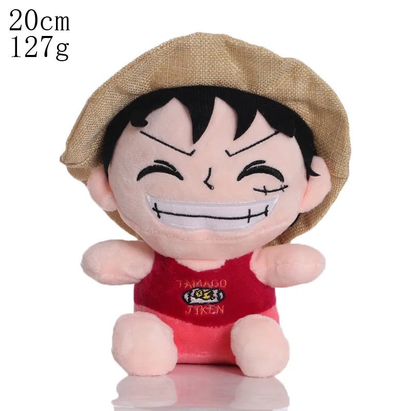Y&D In Stock 20cm Ones Pieces  Luffy and Zoro Plush Toys Super Soft Plush with PP Cotton Filling 3 Designs - Image 1