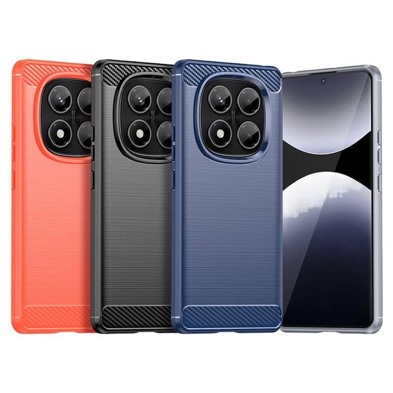 MS TPU Protective Case for Redmi Note 14 Pro with Shockproof and Drop Protection plus Shockproof plus Kickstand plus Strong Magnetic in Red - Image 2