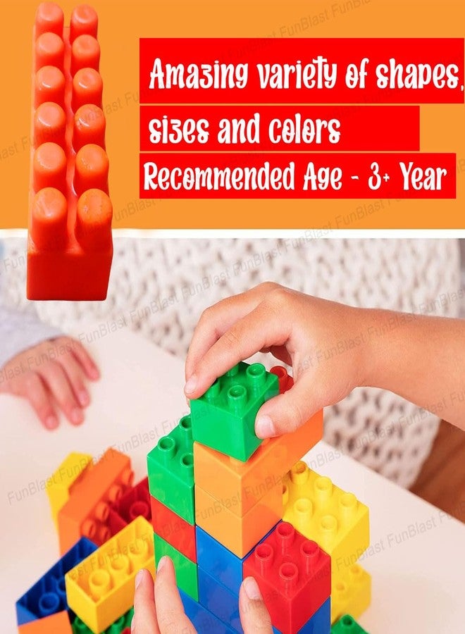 FunBlast DIY Plastic Building Blocks for Kids Building Blocks Toy for Kids Puzzle Games for Kid,Toys for Children Educational & Learning Toy for Kid,Girls & Boys -(250 Pieces Blocks with 38 Wheels) - Image 5