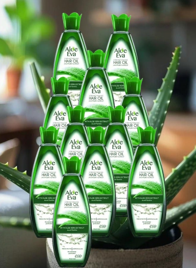 Aloe Eva 11 Pieces Aloe Eva Hair Oil 170ML - Image 1