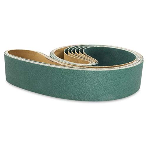 Red Label Abrasives 2 X 42 Inch 60 Grit Metal Grinding Zirconia Sanding Belts, 6 Pack - Image 3