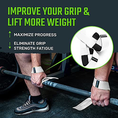 Gradient Fitness Lifting Straps | Wrist Straps for Weightlifting,Deadlift Straps,Lifting Straps for Weightlifting,Straps for Weight Lifting,Weight Lifting Straps for Men/Women,Gym Lifting Grips (W) - Image 4