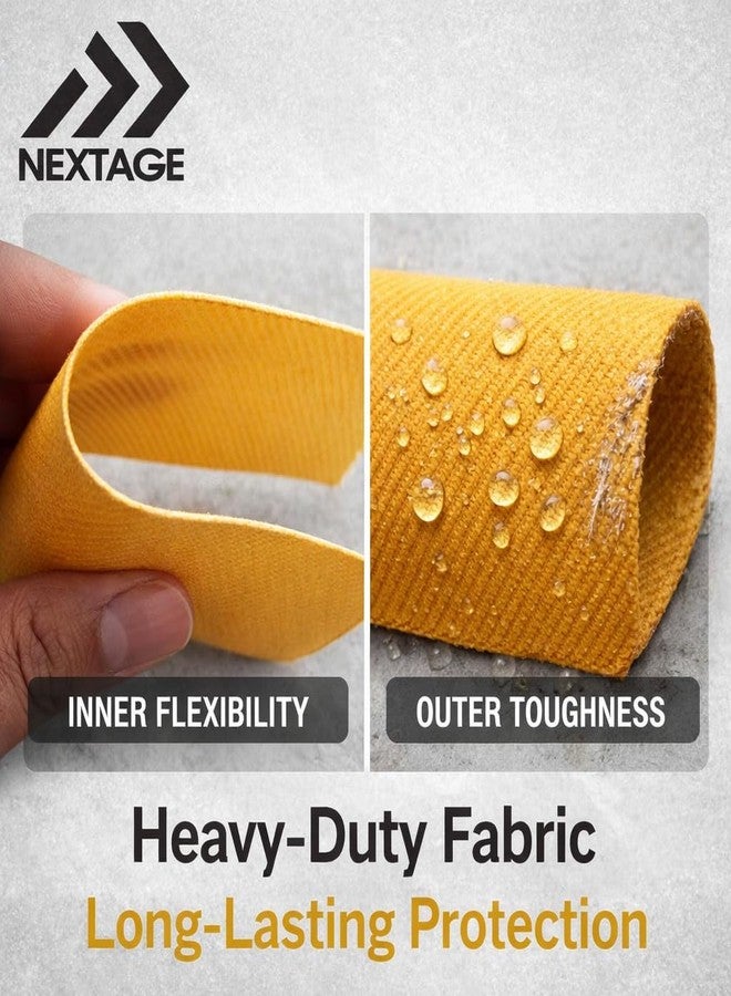 Nextage Fabric Cricket Bat Toe Guard for Tennis Ball Bat | Requires Adhesive for Installation | Bat Toe Protector from Moisture & Damage | Pack of 2 - Image 3