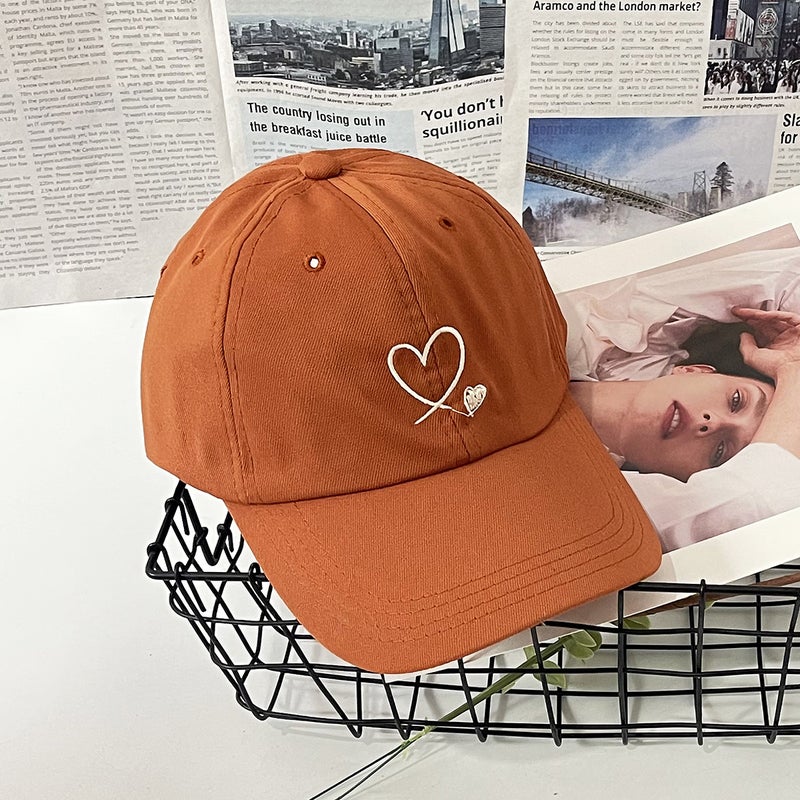 Explosions Men'S And Women'S Uniform Fashion All-Match Size Love Embroidered Baseball Cap Outdoor Sports Sunscreen Sunshade Hat - Image 5