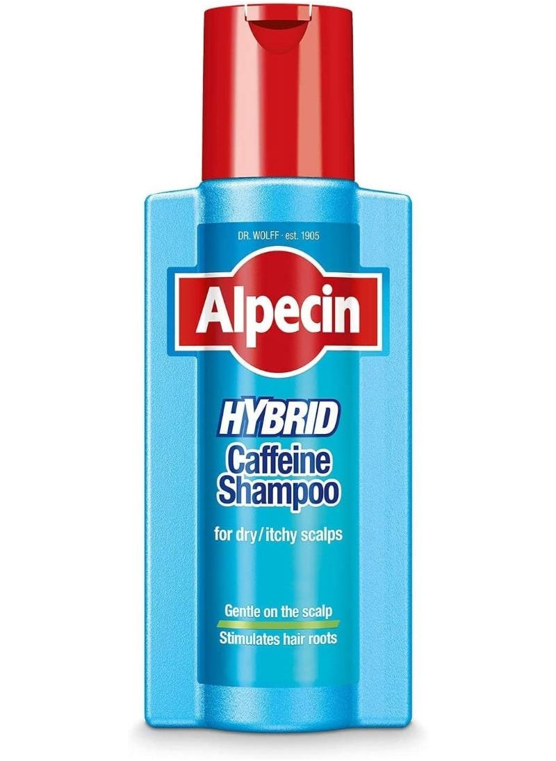 Alpecin lpecin Hybrid Shampoo Natural Hair Growth Shampoo for Sensitive and Dry Scalps 250ML  - Image 1