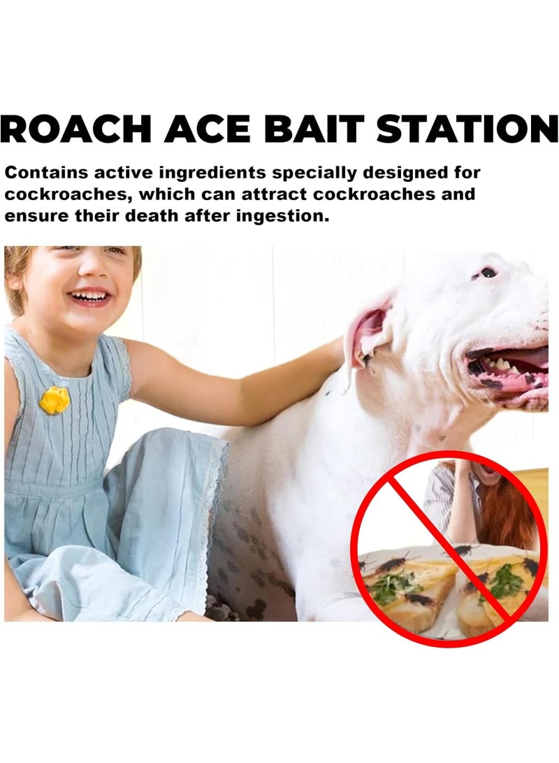 SYOSI Indoor/Outdoor Roach Traps, Natural Repellent for Cockroaches, Non-Toxic Roach Control Stations, Effective for Small & Large Cockroaches, Long-Lasting Protection(16 PCS)  - Image 4