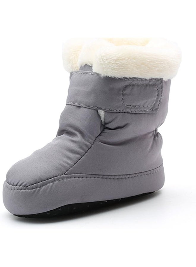 Kuner Kuner Newborn Baby Boys and Girls Waterproof Winter Warm Snow Boots Crib Shoes  - Image 1
