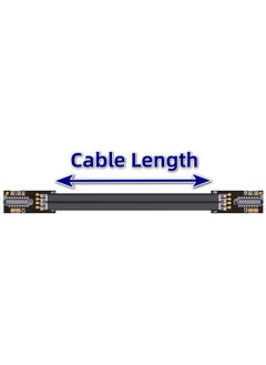 Generic ADT-Link USB2.0 Flat Thin Type-C Charging Data Cable Core Cable With Shielding Support Large Current-Color:T1G-T2G-Length:25cm  - Image 4