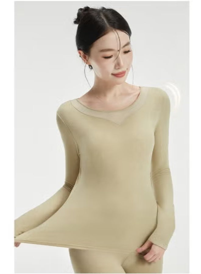 RedMapleTEK Tencel De Velvet Thermal Underwear Set for Women  - Image 3