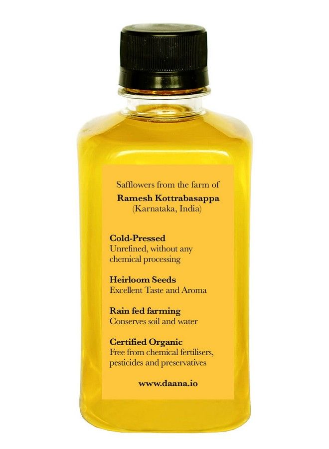 Daana زيت القرطم العضوي للبشرة: زيت بكر ممتاز معصور على البارد (12 أونصة سائلة) - Image 4