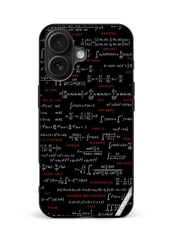 Protective Case Cover For Apple iPhone 16 Muticolor Design Multicolour