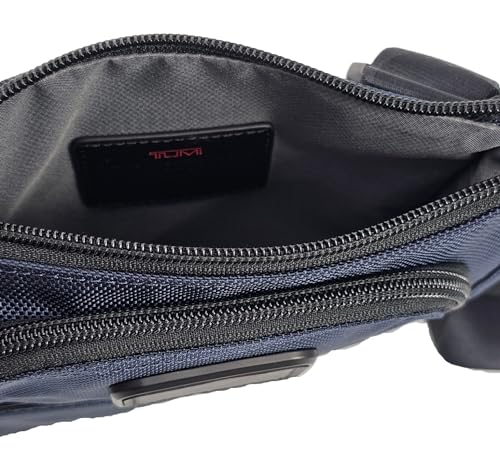 TUMI Small Pocket Bag With Adjustable Strap (Blue) - Image 4