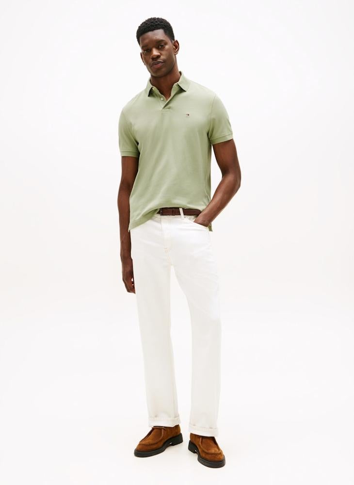 TOMMY HILFIGER 1985 Regular Fit Pique Polo Shirt - Image 4