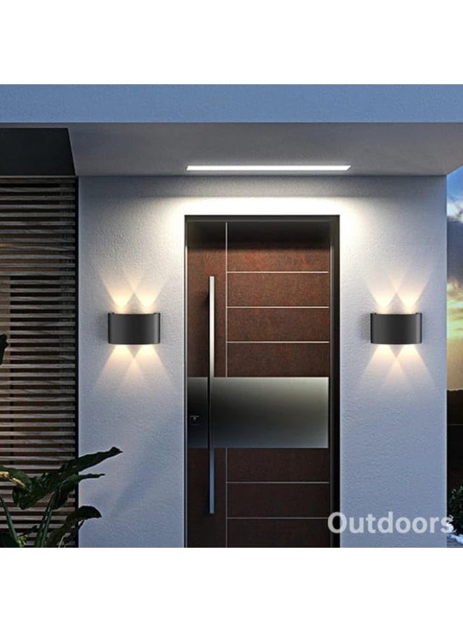 نجفة شوب باندل (2قطعة )  أبليك شادو LED مودرن – إضاءة حائط عصرية مزدوجة، خامة أكليرك قوية، موفر للطاقة - Image 3